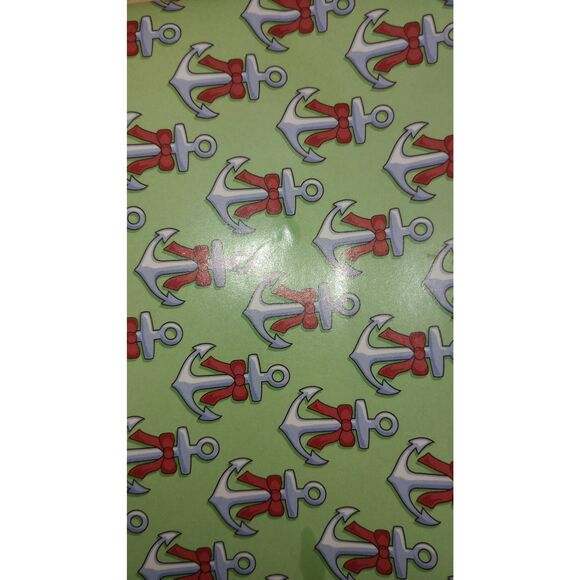 Vineyard Vines brand wrapping paper two 17-in x 17-in sheets - Picture 2 of 5